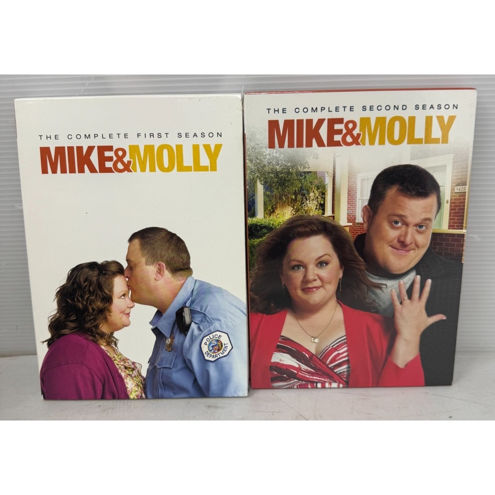 Mike & Molly - The Complete 1st & 2nd Season DVD Sets Season 2 Sealed Tested